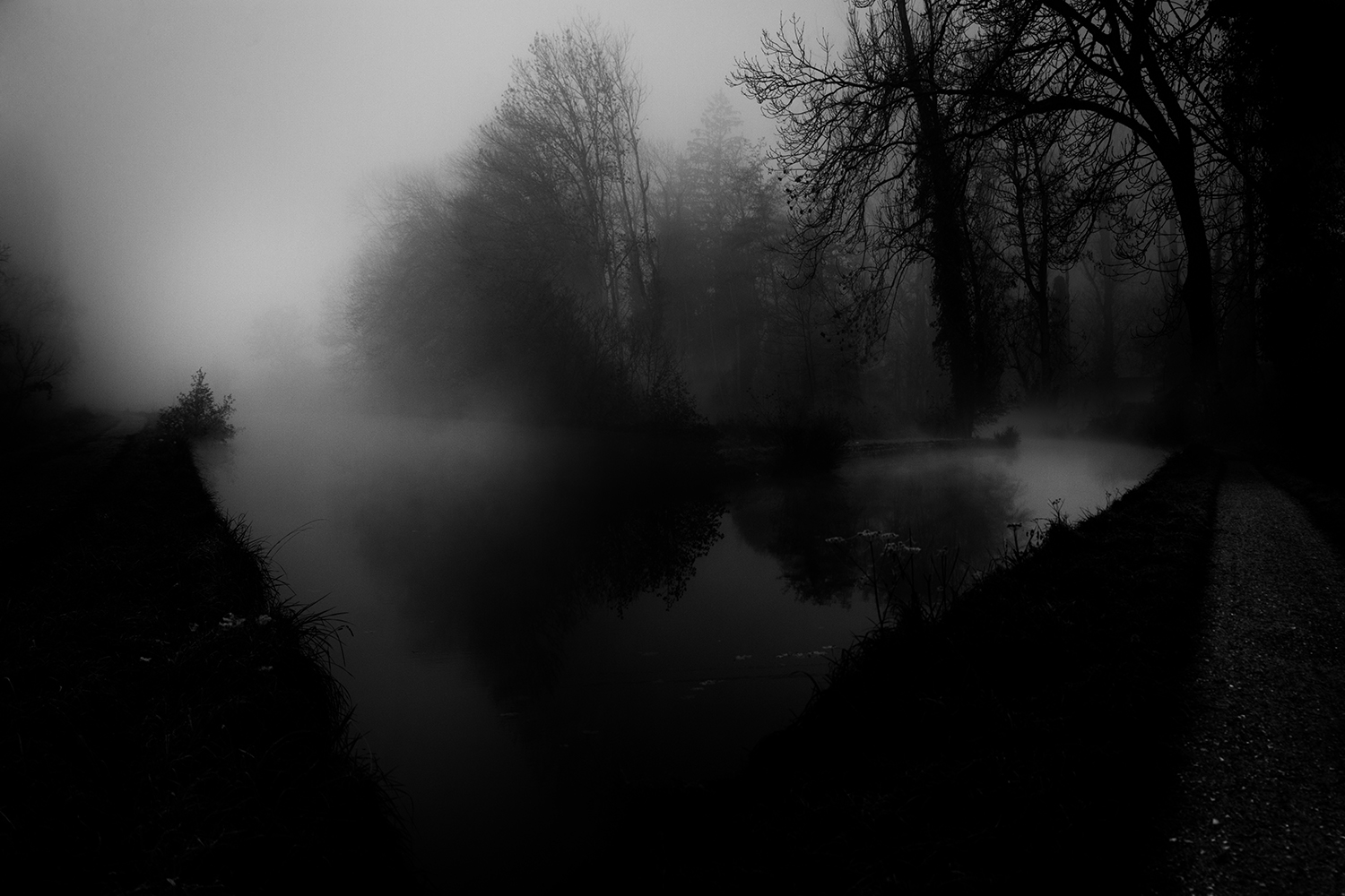 superpose noir et blanc